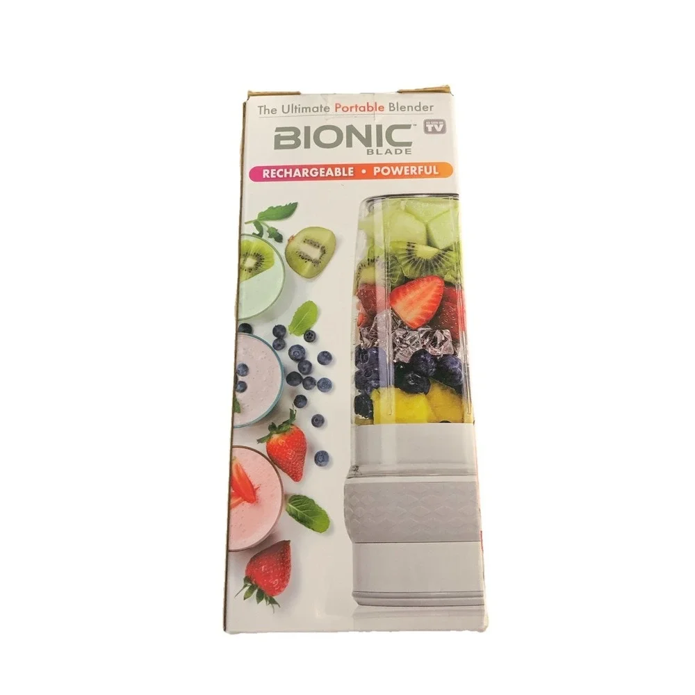 Bionic Blade Portable On The Go Blender. Rechargeable. BRAND‎ NEW Sealed #5116